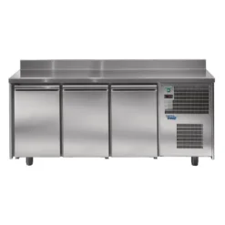 Table Réfrigérée Positive 3 Portes - Avec Dosseret - 300 L - Sofraca