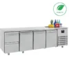 Table Réfrigérée Positive 3 Portes 2 Tiroirs Gamme 700 - Energy Line - Combisteel
