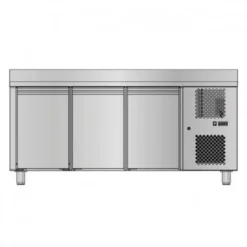 Table Réfrigérée Positive 3 Portes - Avec Dosseret - 315 L - Sofraca