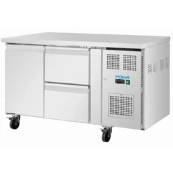 Table Réfrigérée Positive Série U 1 Porte 2 Tiroirs - 143 Litres - Polar