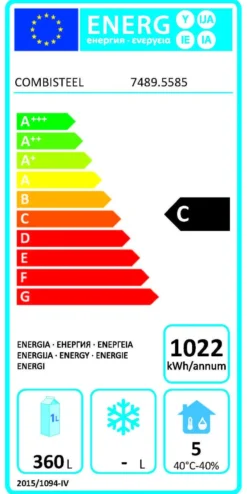 Table Réfrigérée Positive 12 Tiroirs Gamme 700 - Energy Line - Combisteel