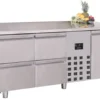 Table Réfrigérée Professionnelle Série 700 - 1 Porte et 4 Tiroirs à Gauche - Combisteel