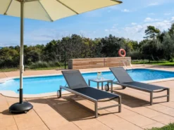 Table Terrasse Auxiliaire CUBIC 50x50 cm Gris - Resol