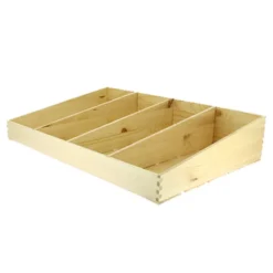 Tablette Bois Inclinée 3 Séparation 60X40cm Lot de 6 - Prolinea
