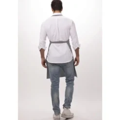 Tablier Bavette Chef Works Gris - Chef Works
