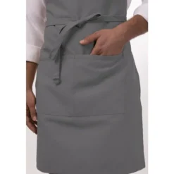 Tablier Bavette Chef Works Gris - Chef Works