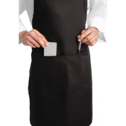 Tablier Bavette Chef Works Noir - Chef Works