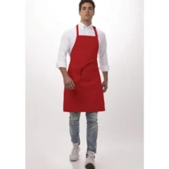 Tablier Bavette Chef Works Rouge - Chef Works