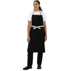 Tablier Bavette Denim Southside Noir - Southside