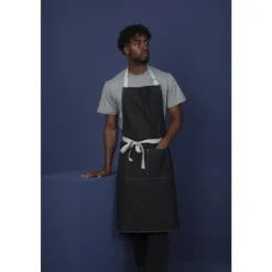 Tablier Bavette Denim Southside Noir - Southside