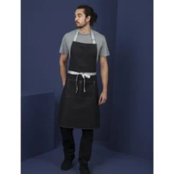 Tablier Bavette Denim Southside Noir - Southside