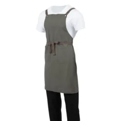 Tablier Bavette En Coton Southside Kaki - Southside