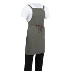 Tablier Bavette En Coton Southside Kaki - Southside