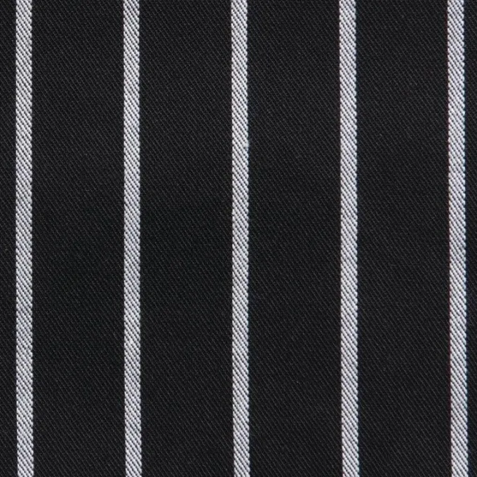Tablier Bavette Tissé Chef Works Premium Rayures Noires Et Blanches - Chef Works