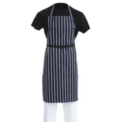 Tablier Bavette Whites Rayé Marine Et Blanc - Whites Chefs Clothing