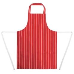 Tablier Bavette Whites Rayé Rouge Et Blanc - Whites Chefs Clothing