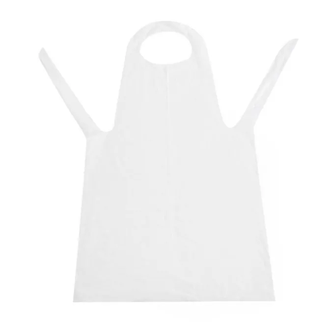 Tablier Jetables en polyéthylène Blanc Lot de 100