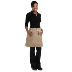Tablier Serveur Court Chef Works Austin Denim Beige - Chef Works