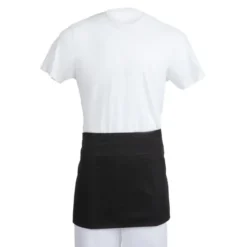 Tablier Serveur Court Whites Noir - Whites Chefs Clothing