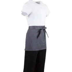 Tablier Serveur Court Whites Gris Anthracite - Whites Chefs Clothing
