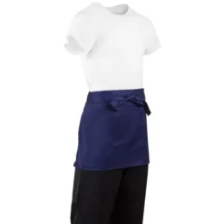 Tablier Serveur Court Whites Bleu Marine - Whites Chefs Clothing