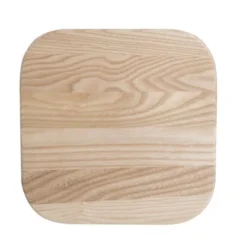 Tabouret Bas en Acier Galvanisé avec Assise en Bois - Lot de 4 - Bolero