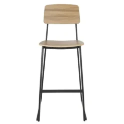 Tabourets Hauts d'Intérieur en Bois Beaufort - Lot de 2 - Bolero