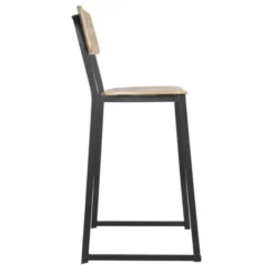 Tabourets Hauts d'Intérieur en Bois Beaufort - Lot de 2 - Bolero