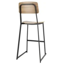 Tabourets Hauts d'Intérieur en Bois Beaufort - Lot de 2 - Bolero