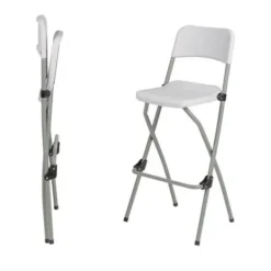 Tabourets Hauts Pliants - Lot de 2 - Bolero