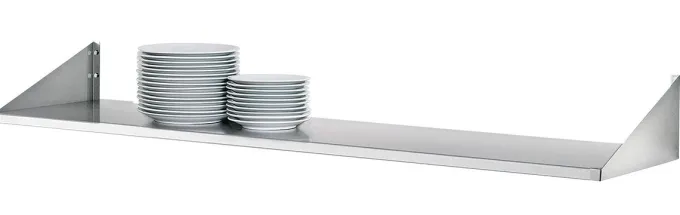 Étagère en acier inoxydable pour Assiette 1400x300 - Bartscher