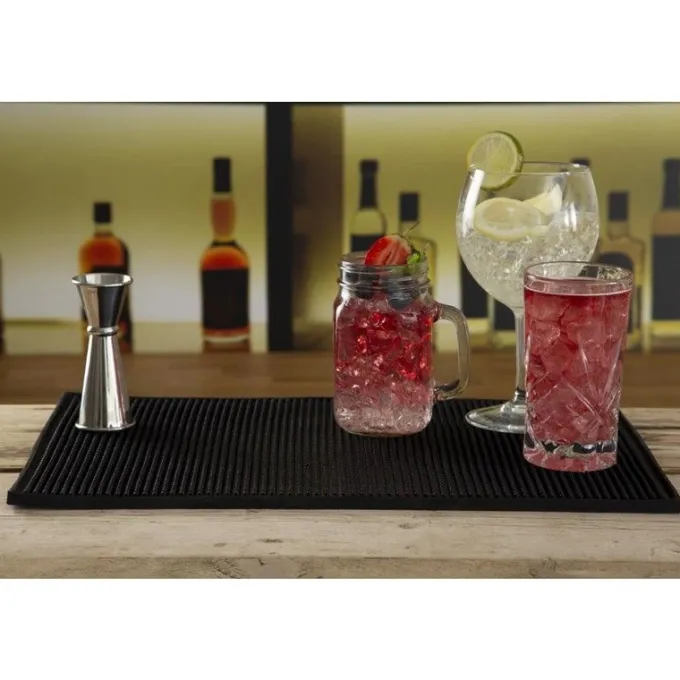 Tapis de Bar Professionnel en Caoutchouc 450 x 300 mm - Olympia