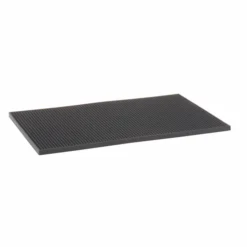 Tapis de Service Noir en Caoutchouc 45,7 x 30,5 cm - Pujadas