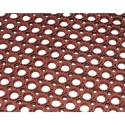 Tapis en Caoutchouc Anti-Fatigue Rouge - Jantex