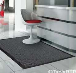 Tapis smart 60x90cm anthracite - Lot de 11 - Btb Tapis Benoit