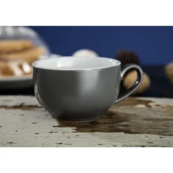 Tasse à Café Grise 228ml Lot de 12 Olympia
