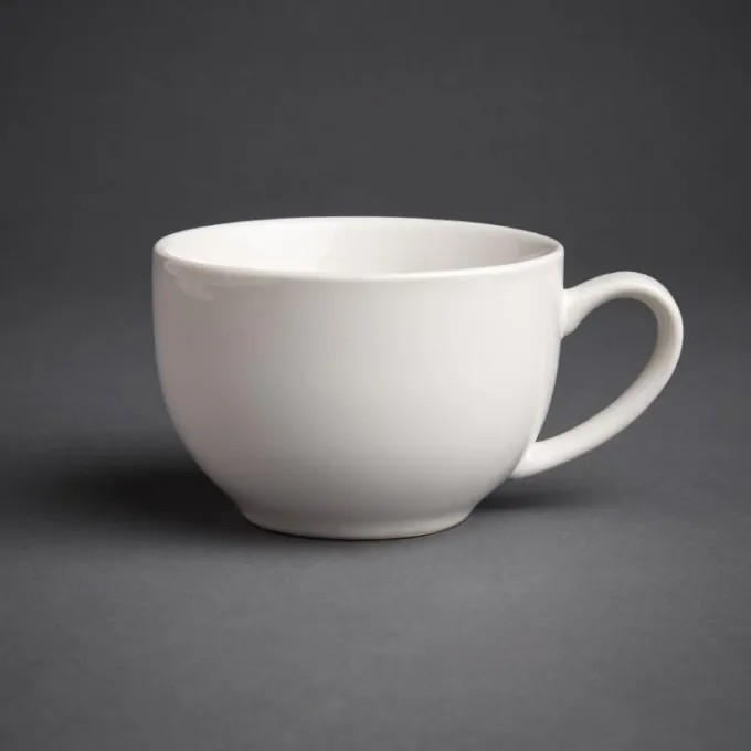 Tasse Cappuccino Blanche 340ml - Boite de 12 - Olympia