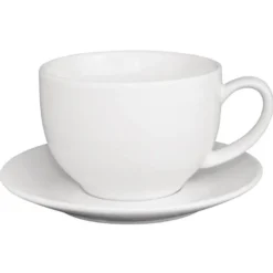 Tasse Cappuccino Blanche 340ml - Boite de 12 - Olympia