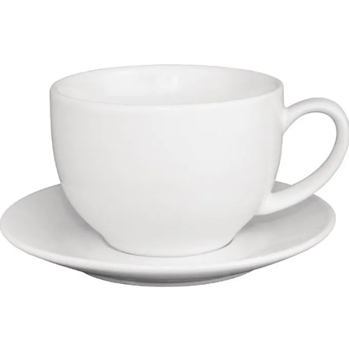 Tasse Cappuccino Blanche 340ml - Boite de 12 - Olympia