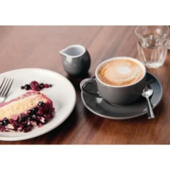 Tasse Cappuccino Grise 340ml Lot de 12 Olympia