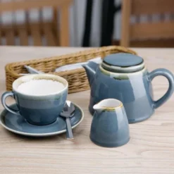 Tasse couleur océan Kiln Olympia 228ml - Lot de 6