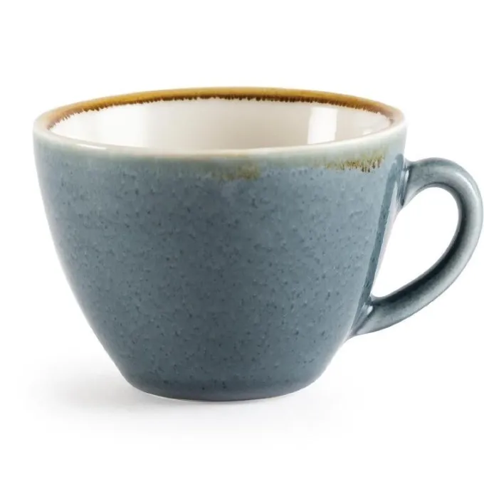 Tasse couleur océan Kiln Olympia 228ml - Lot de 6