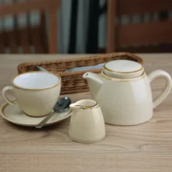 Tasse couleur sable Kiln Olympia 228ml - Lot de 6