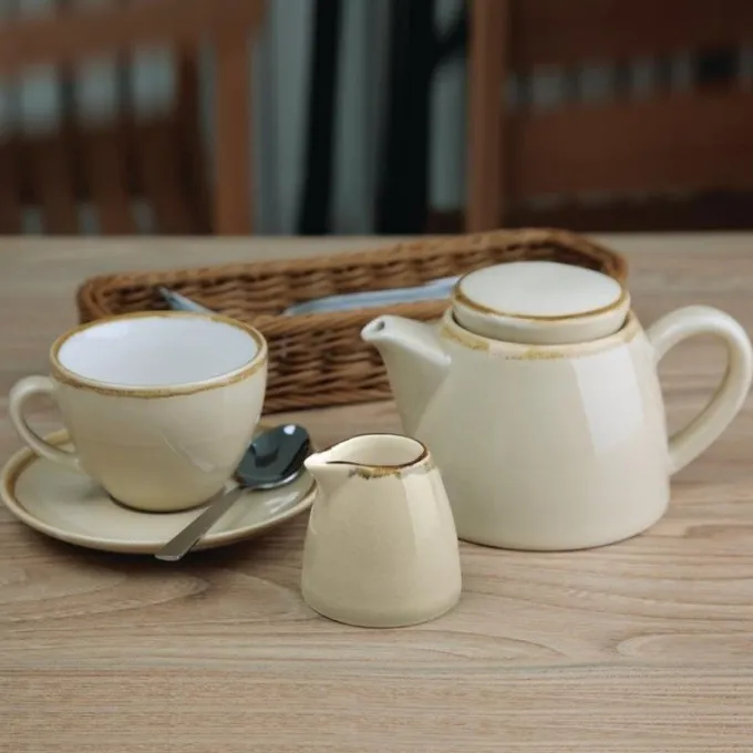 Tasse couleur sable Kiln Olympia 228ml - Lot de 6