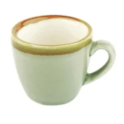 Tasse à expresso couleur mousse Kiln Olympia 85ml - Lot de 6