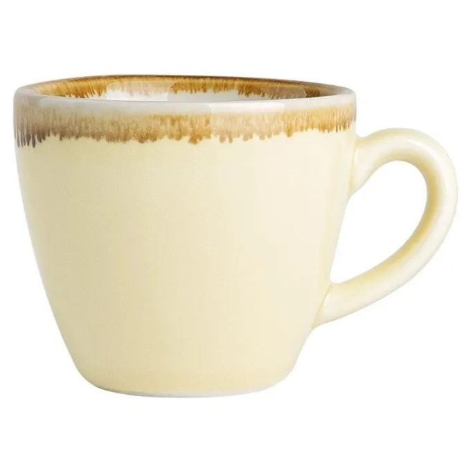 Tasse à expresso couleur sable Kiln Olympia 85ml - Lot de 6