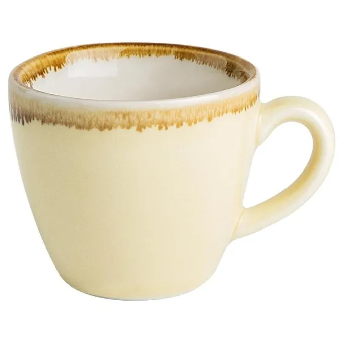 Tasse à expresso couleur sable Kiln Olympia 85ml - Lot de 6