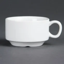 Tasse à expresso empilable blanche Olympia - Boite de 12