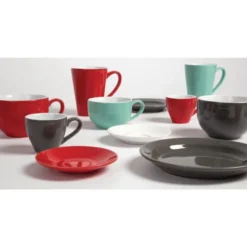Tasse à expresso Olympia 100ml grise - Vendus par 12