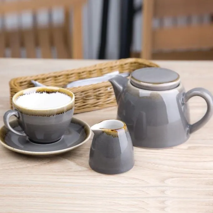 Tasse grise - 230 ml - Boite de 6 Olympia Kiln